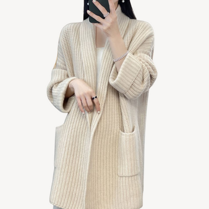 Women's Long Elegant Knitted Sweater