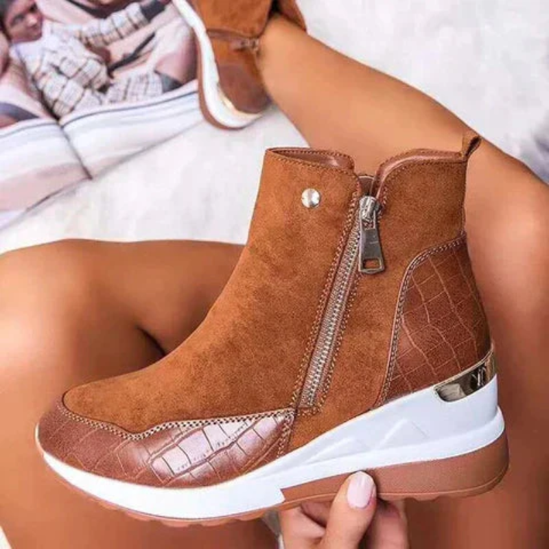 Retro Stiefel Damen Vintage Style - IdealeKleiden
