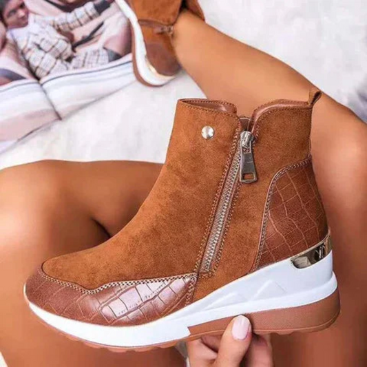 Retro Stiefel Damen Vintage Style - IdealeKleiden