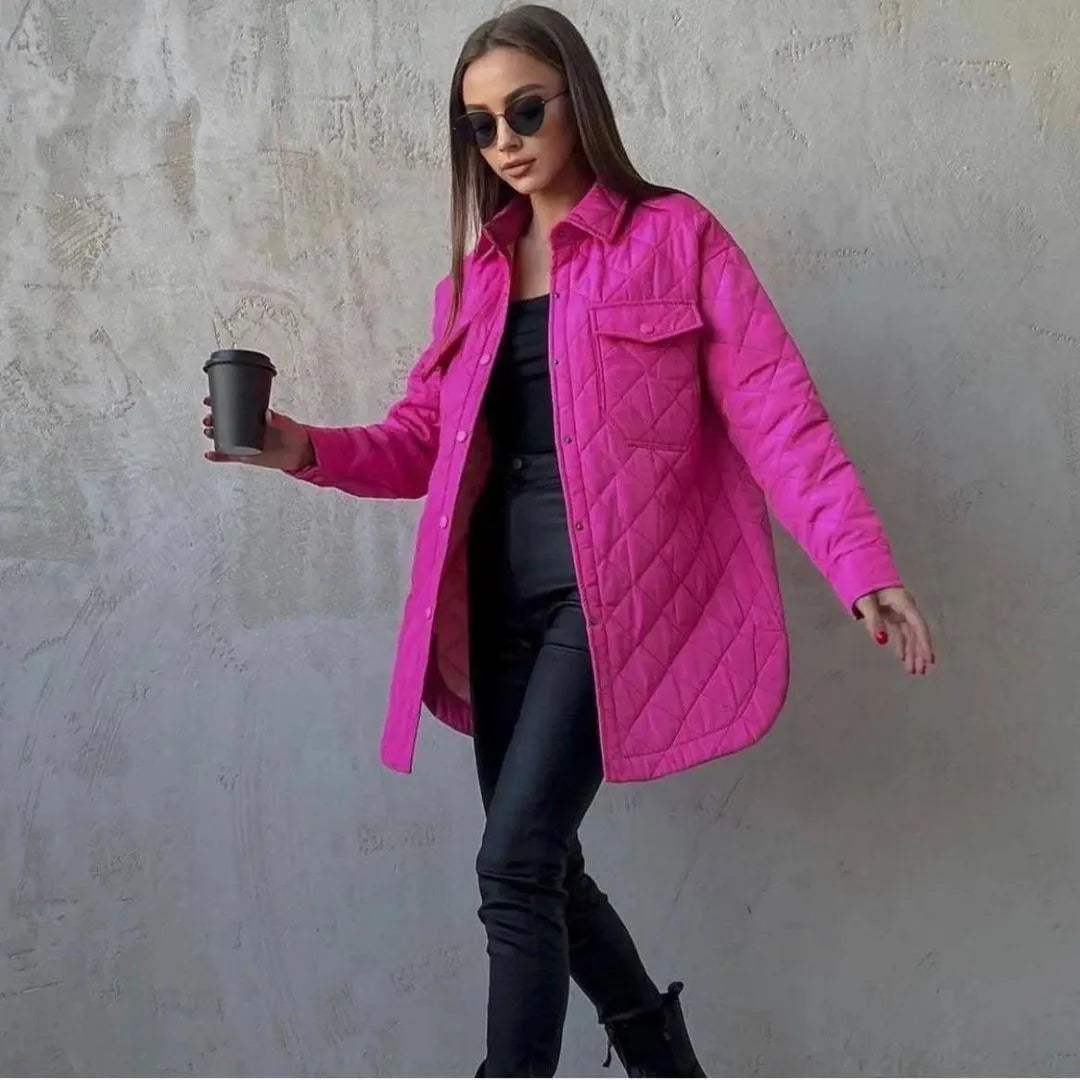 Autumn Jacket Stylish Women, Large Pockets Practical