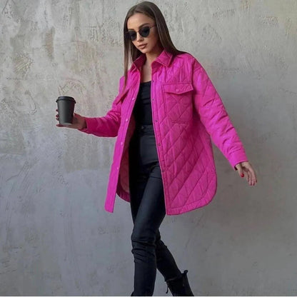 Autumn Jacket Stylish Women, Large Pockets Practical