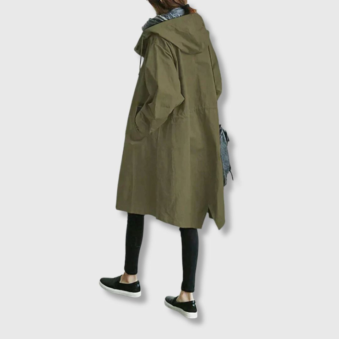 Stylish Trench Coat Women Elegant Modern