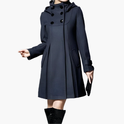 Women's Hooded Coat Elegant Modern Cut