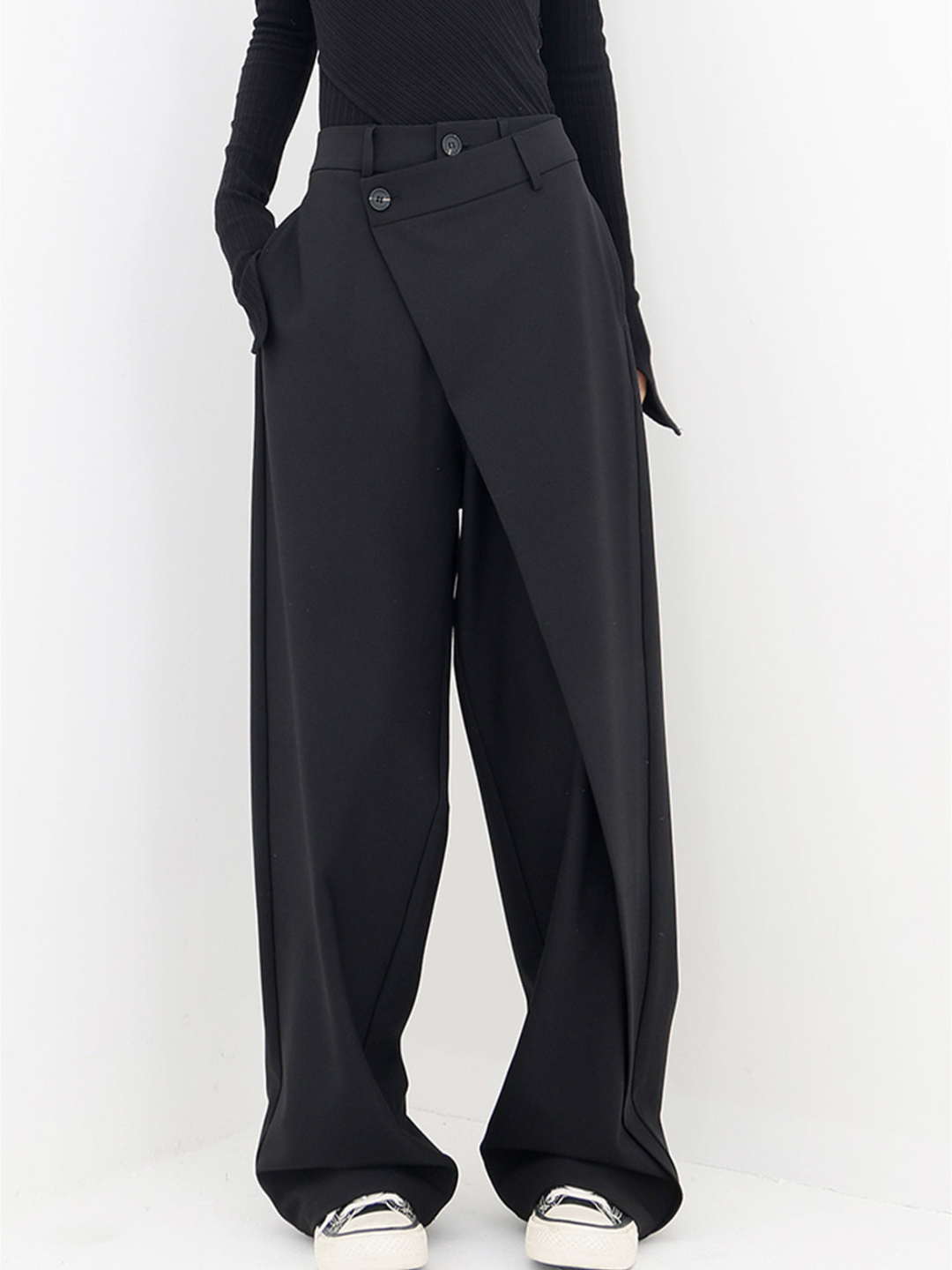 Comfortable High-Waisted Women's Trousers