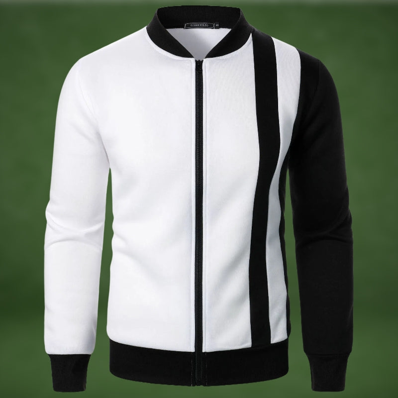 Athletic Sweatshirt Zipper Polyester Mix
