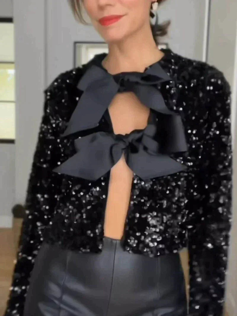 Shiny Women's Fashion Jacket