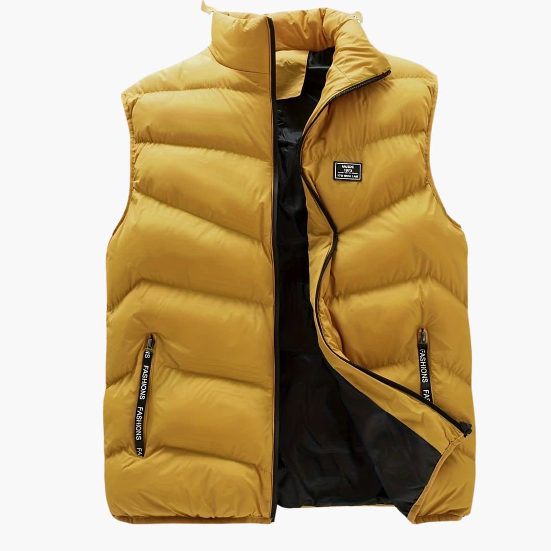 Practical Men's Vest Zipper Casual