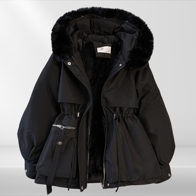 Women's Warm Down Jacket Removable Collar