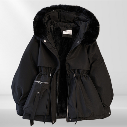 Women's Warm Down Jacket Removable Collar