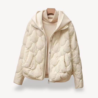 Women's Warm Hooded Quilted Winter Jacket