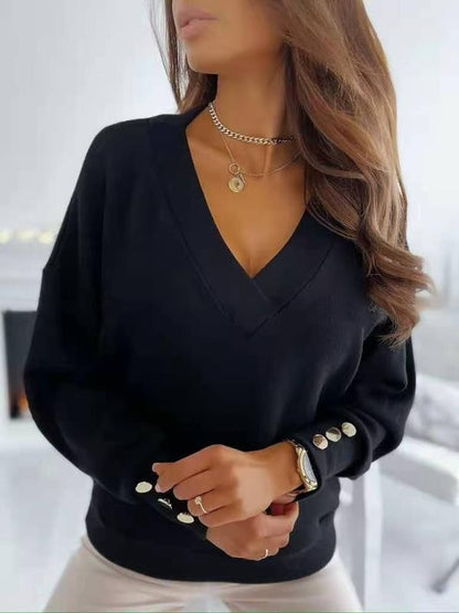 Stylish V-Neck Sweater for Women