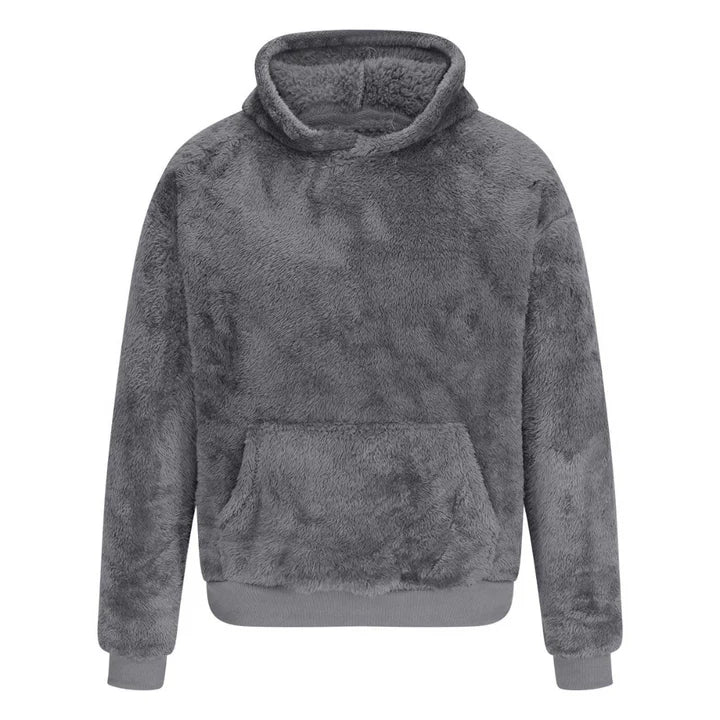 Soft plush hoodie