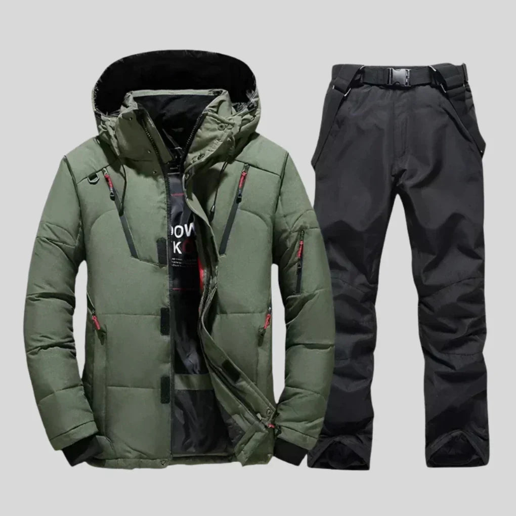 Men's Winter Sports Set Warm Insulated