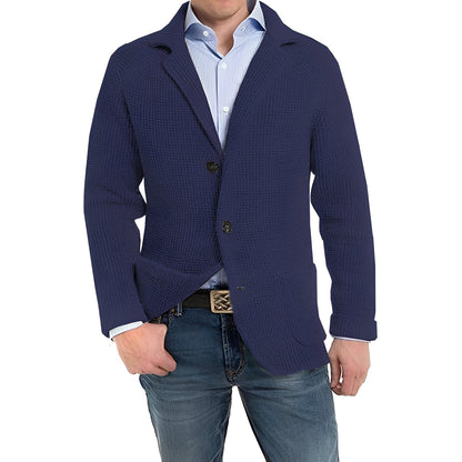 Stylish men's jacket with flap pockets