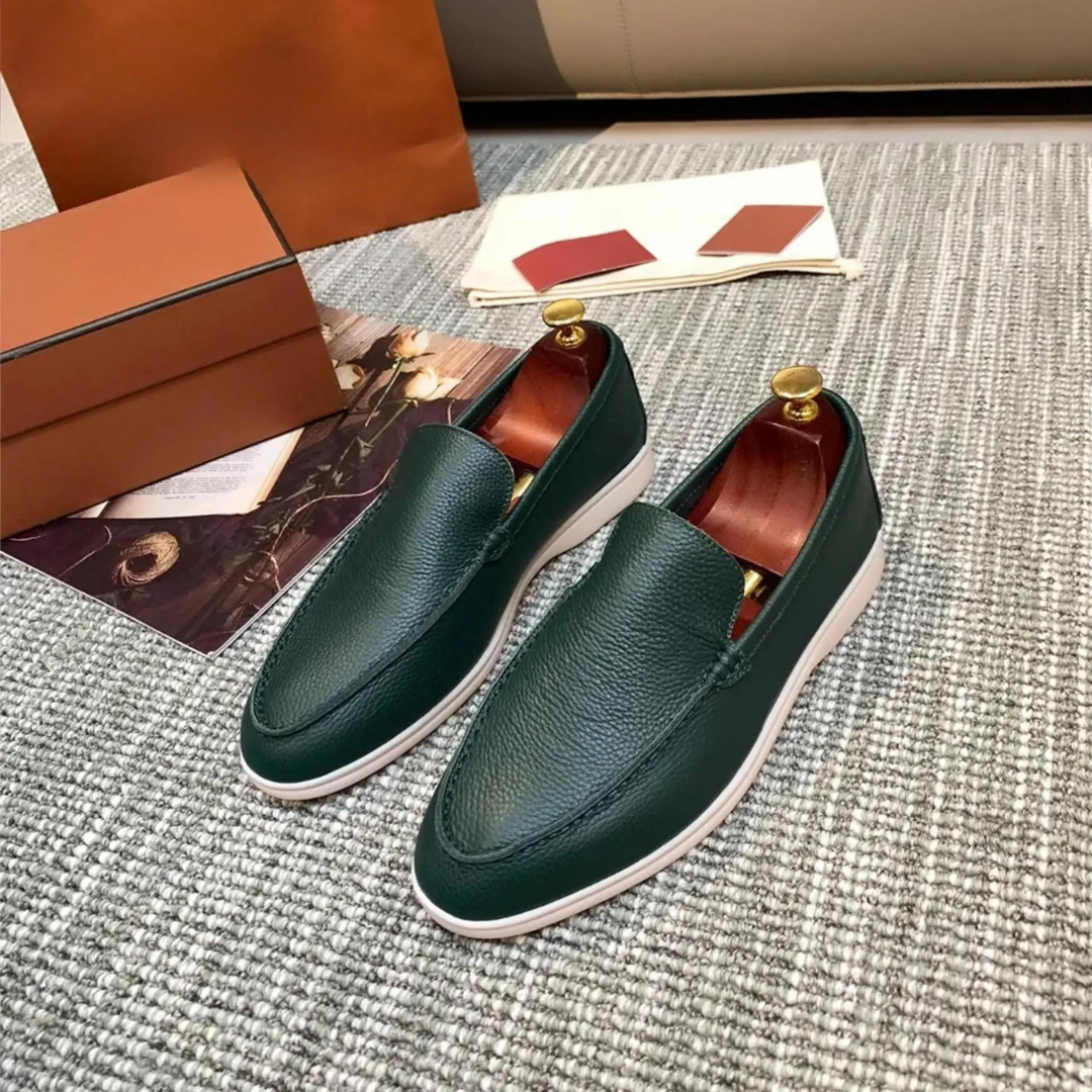 Elegante Herren Loafer Leder Luxus Qualität