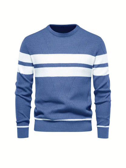 Men's Striped Pattern Modern Jumper