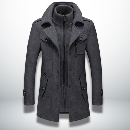 Men's Modern Button-up Coat