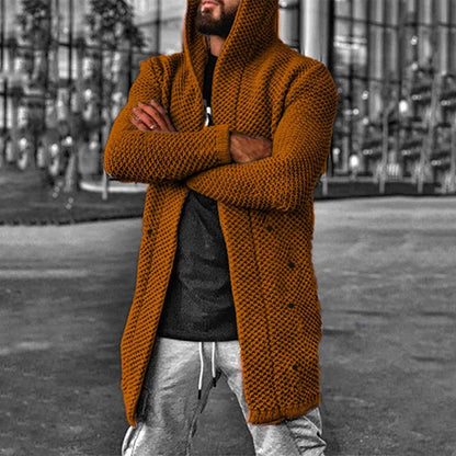 Men's Cardigan Hood Warm
