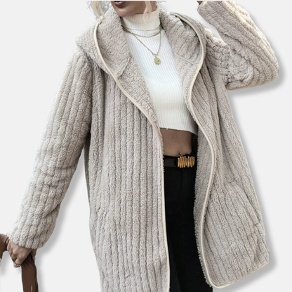 Oversized Fleece Cardigan Hoodie