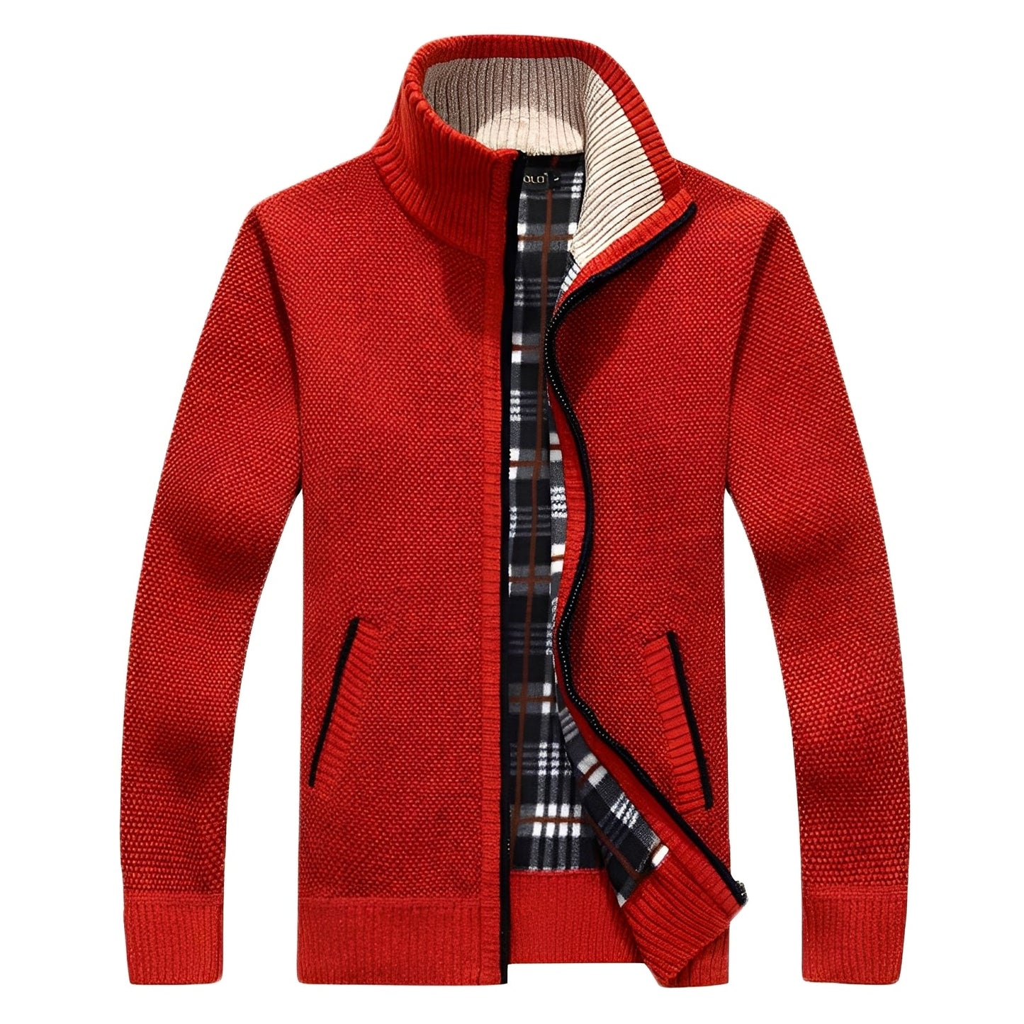 Practical Warm Fleece Leisure Jacket for Men