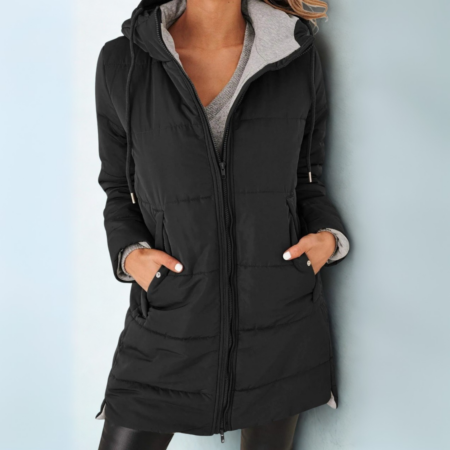 Lightweight Winter Jacket with Hood