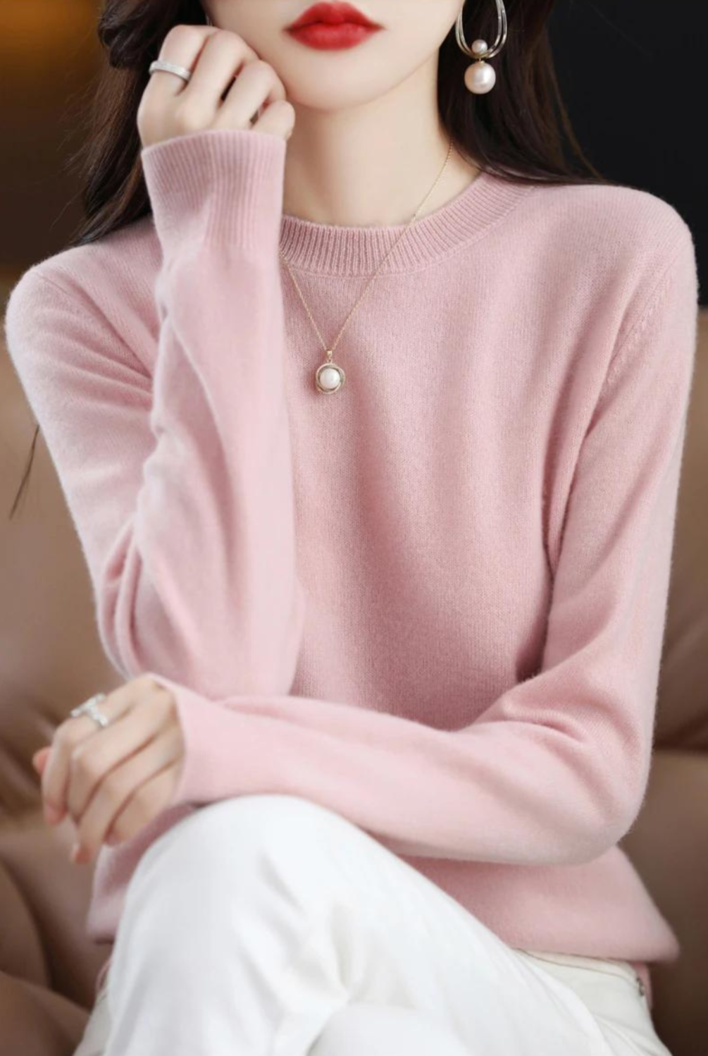 Soft Long-Sleeve Sweater Modern Style