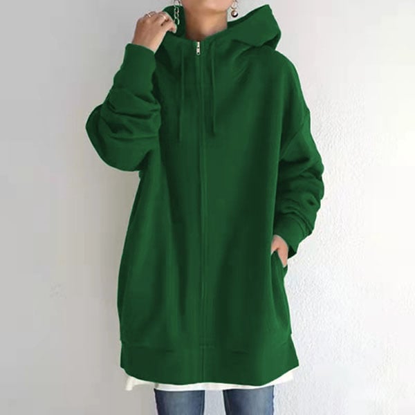 Women's Parka Hood Zipper Autumn-Winter