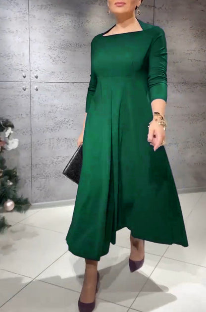 Long linen summer dress