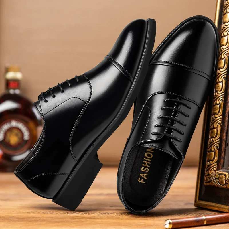 Men's Lace-Up Dress Shoes Black