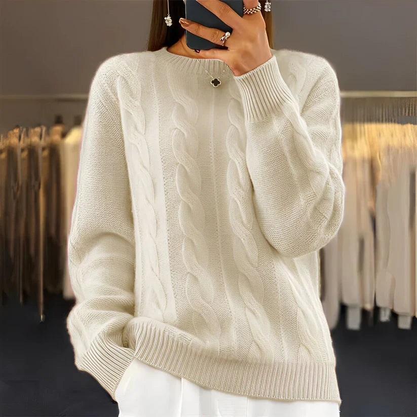 Eleganter Damen Strickpullover Klassisch