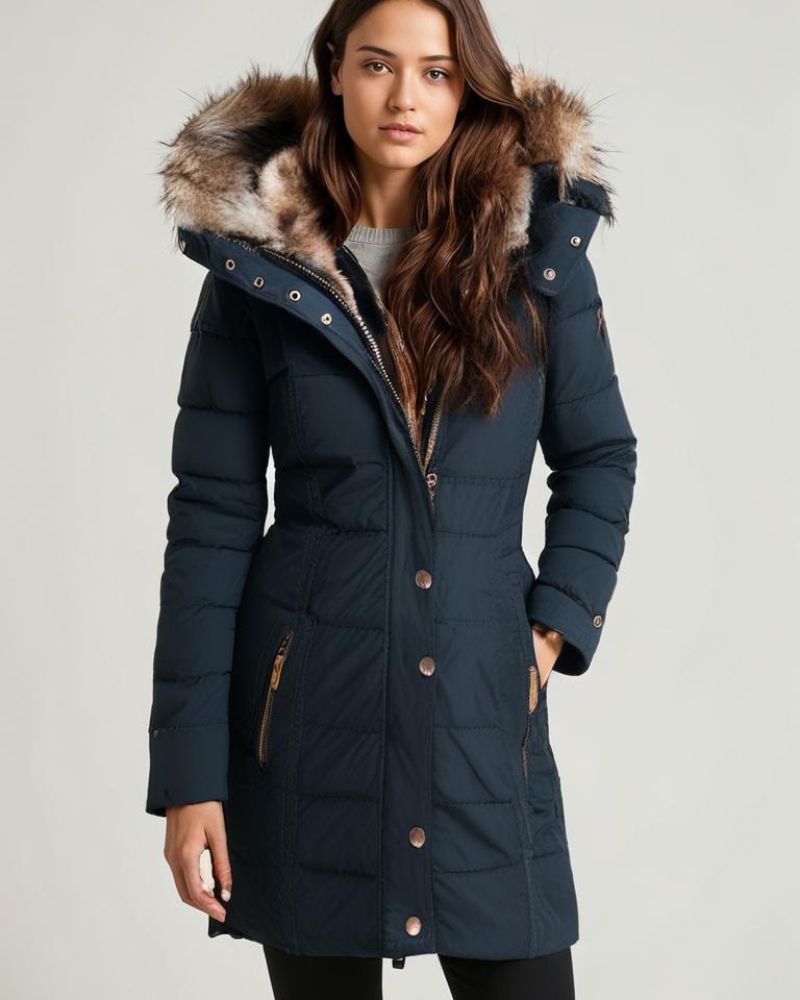 Warm Winter Dress | Fur-Lined Women's Parka