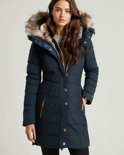 Warm Winter Dress | Fur-Lined Women's Parka