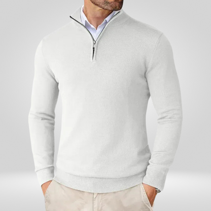 Men's Slim Fit Zip Sweater