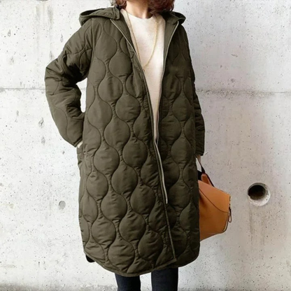 Women's Autumn-Winter Jacket, Stylish Padded Hood