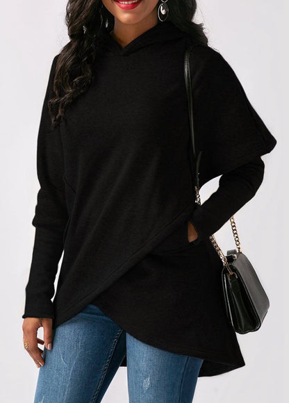 Women's Hoodie Autumn Trend Asymmetrical Stylish