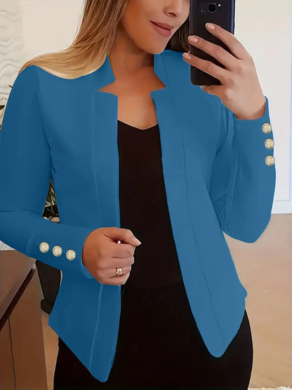 Women's Blazer Long Sleeve Open Style Spring