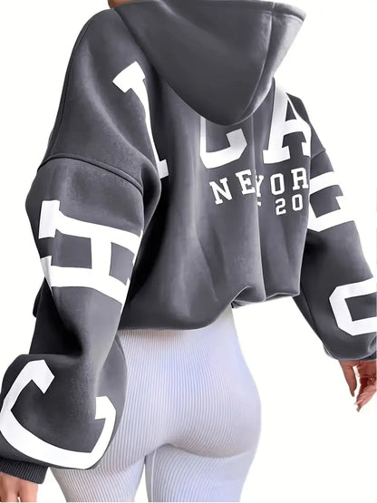 Luna - Extra Großer Hoodie Langarm