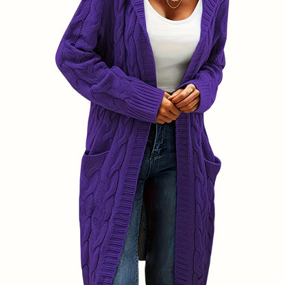 Women's Long Elegant Hooded Jacket