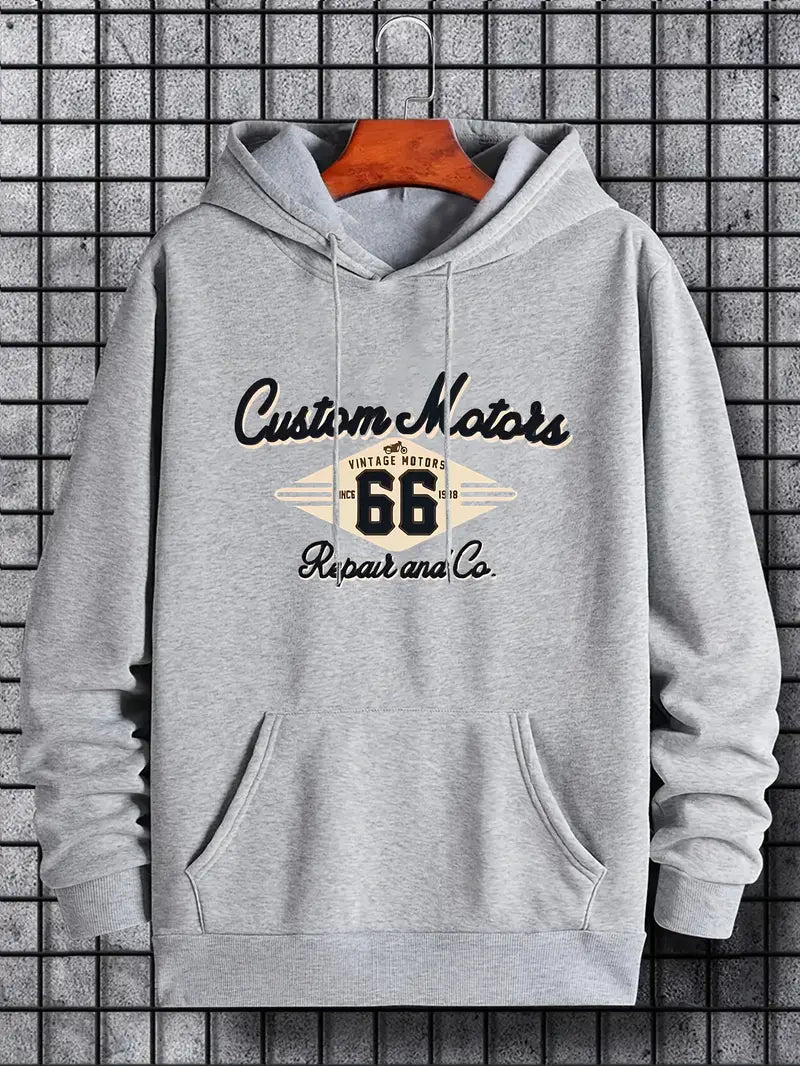 Men's Retro Hoodie Vintage Style