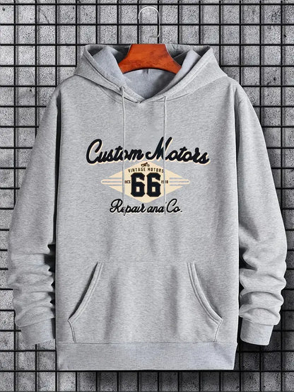 Men's Retro Hoodie Vintage Style