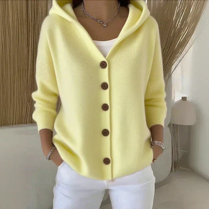Cozy Cardigan Hoodie with Buttons