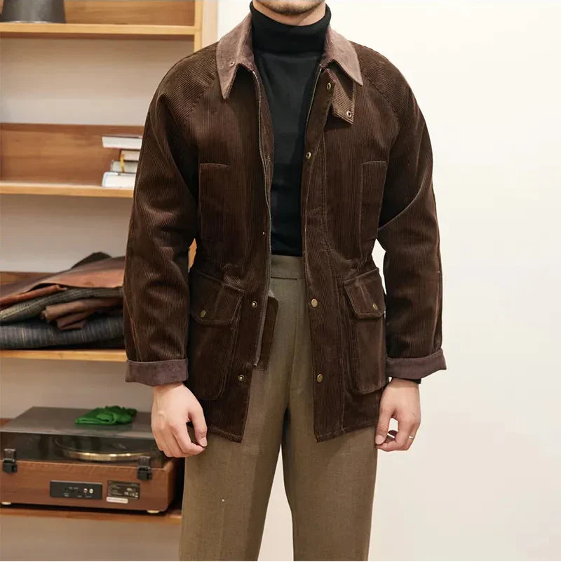 Men's Corduroy Jacket Autumn Chic Luxury Quality