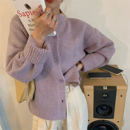 Comfortable Knitted Sweater Cozy Casual