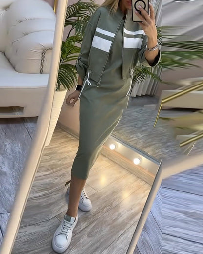 Sleeveless Women's Dress Summer Jacket Look