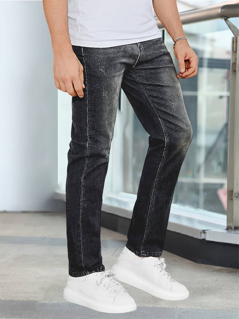 Men's Relaxed Fit Stretch Jeans