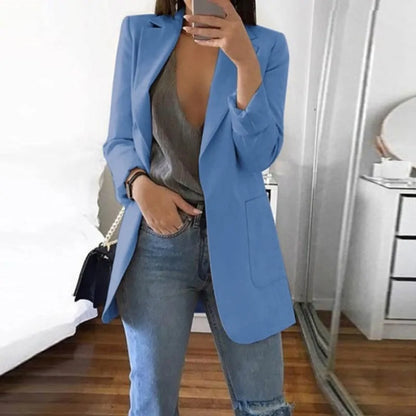 Fashionable Streetwear Blazer Elegant Slim