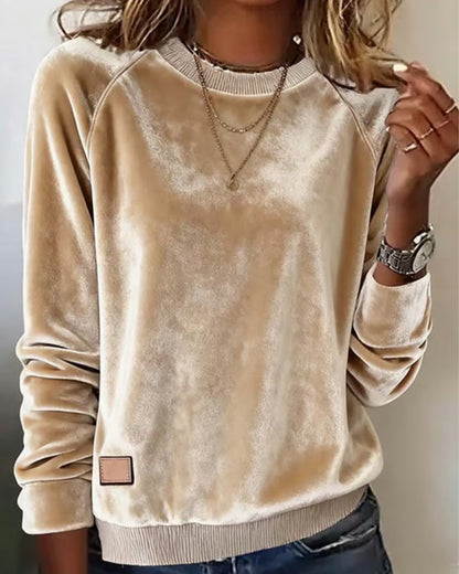 Elegant Women's Round Neck Chic Dress
