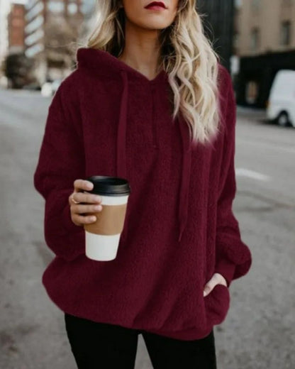 Large Fleece Pullover Comfortable Plus Size