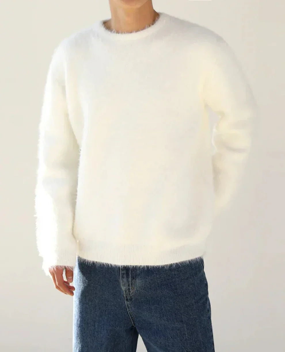 Men's Soft Crew Neck Pullover