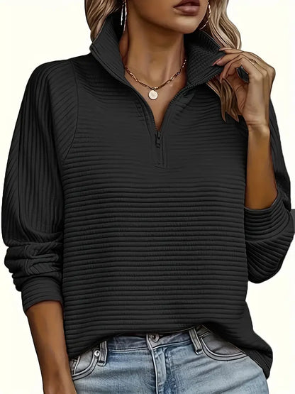 Modern Women's Clothing | Soft Zipper Sweater